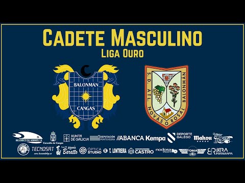 CADETE MASCULINO. LIGA OURO - XORNADA 8. TALLERES LONTREIRA BM CANGAS  - ACANOR NOVAS VALINOX