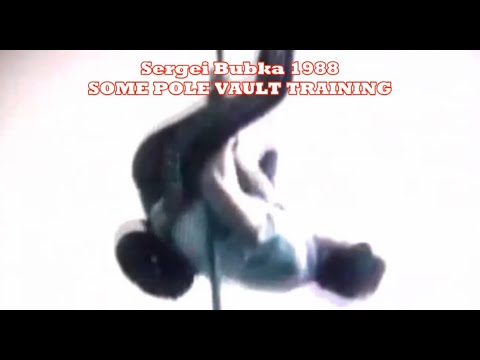 Sergei Bubka 1988 SOME POLE VAULT TRAINING