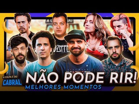 NÃO PODE RIR! Os MELHORES MOMENTOS com o elenco de A CULPA É DO CABRAL!