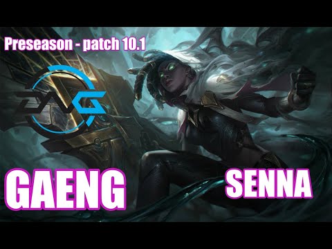 【VS DFM DUO】DFM GAENG セナ(Senna) VS シャコ(Shaco) SUP - Patch10.1 JP Ranked【LOL】