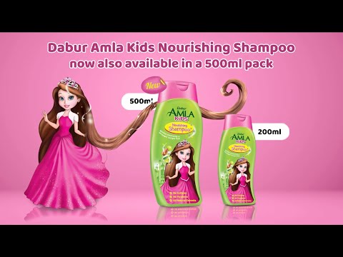 Dabur Amla Kids Nourishing Shampoo | Now available in bigger size
