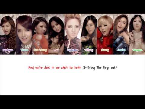 {Re-Uploaded} SNSD The Boys (English Ver.) Color-Coded Lyrics