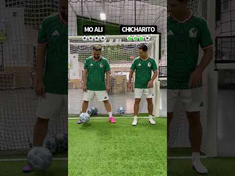 Backspin challenge vs Chicharito 🔥