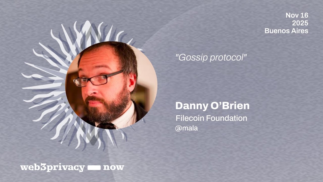 "Gossip protocol" by Danny O'Brien // ECC#2 - Buenos Aires 2025