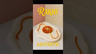 Beautiful Handmade Rakhi | Easy Rakhi Making at Home |Rakhi Aesthetic Design #shorts #rakhigiftideas
