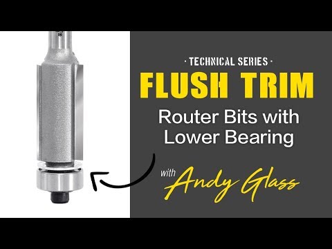 Flush Trim with Lower Ball Bearing Router Bit | Amana Tool Technical Series