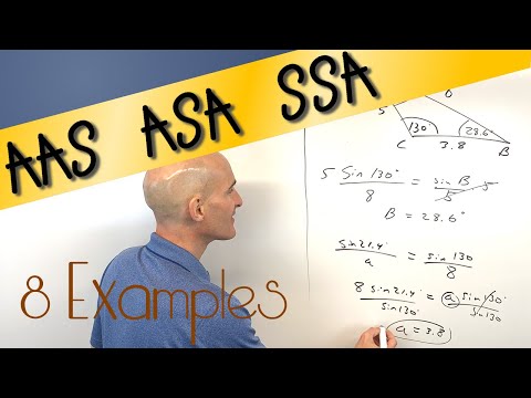 Law of Sines AAS, ASA, SSA Ambiguous Case