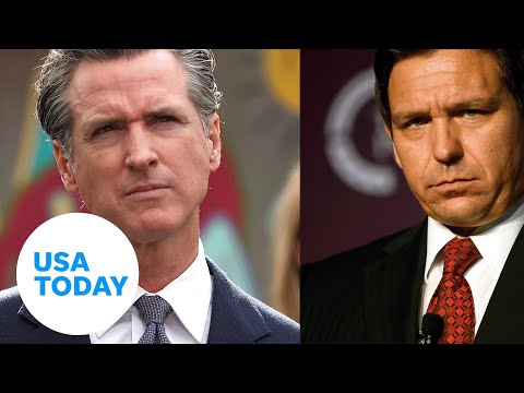 Gavin Newsom threatens Ron DeSantis over migrant charter flights USA TODAY