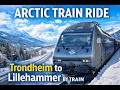 Trondheim Lillehammer Real Time Train Cab Ride Through Norway