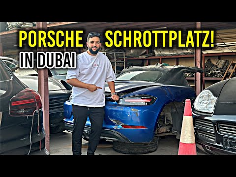 Parts worth millions - Everything's here! Porsche scrapyard in Dubai