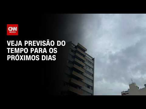 Previsão do tempo: Sol volta a aparecer no Sul e Sudeste fica nublado | CNN PRIME TIME