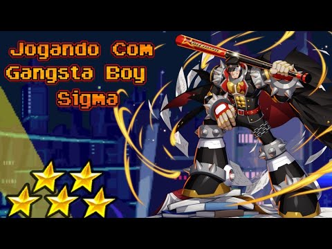 Jogando Com Gangsta Boy Sigma (5⭐) - Megaman X Dive