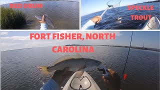Fort Fisher, NC Fall Speckle Trout and Red Drum Fishing