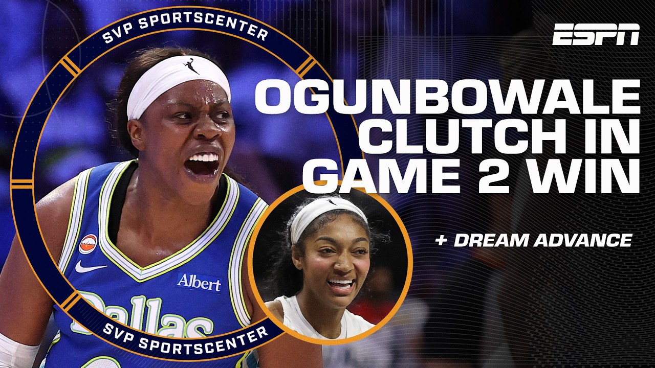 WNBA Playoffs REACTION 🍿 Arike Ogunbowale's historic night & Dream sweep the Mystics | SC with SVP