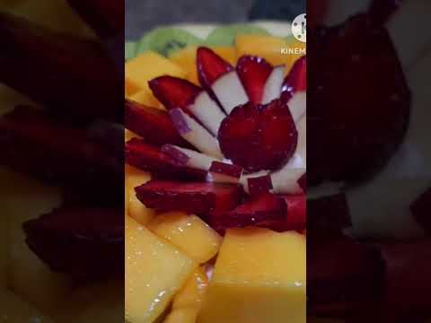 New mix fruit yummy birthday cake #cake #cakelovers110 #cakeseries Faizan abbas caka mastar like 🥰🥰