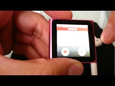 Grabar podcast con iPod nano 6