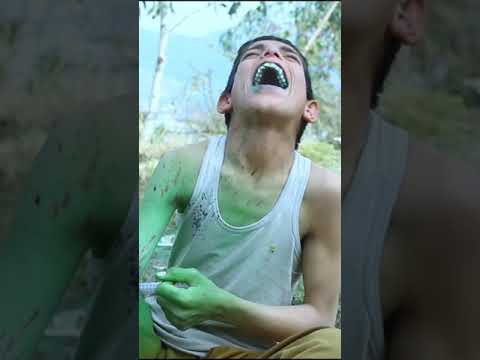 Angry Red hulk || Hulk smash || #shorts || hulk transformation in real life || green hulk fight ||