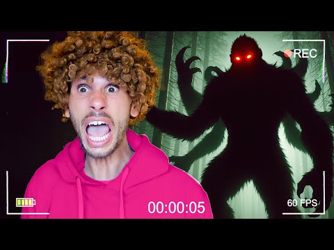 WE FOUND A SCARY MONSTER IN OUR BACKYARD!!!