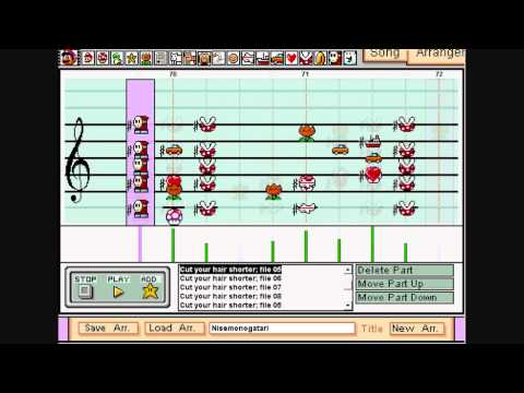 ナイショの話 Naisho no Hanashi [ClariS x Ryo] ~ Nisemonogatari ED on Mario Paint