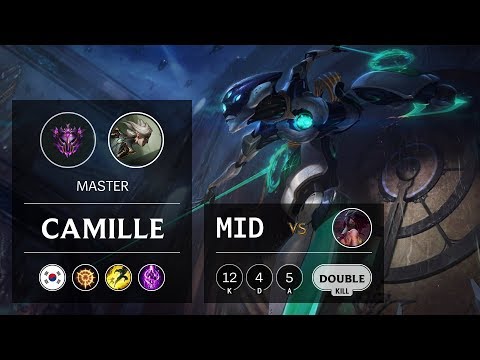 Camille Mid vs Akali - KR Master Patch 9.18