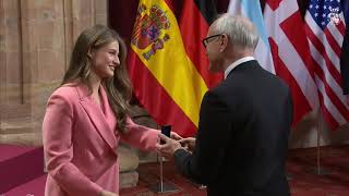 Audiencia a los galardonados con los Premios Princesa de Asturias 2026