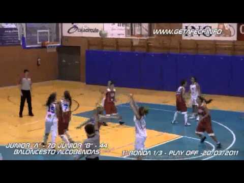 Baloncesto Alcobendas Féminas Junior  A: 70 Junior B: 44 -200311-alcobendasdigital.com-play-off
