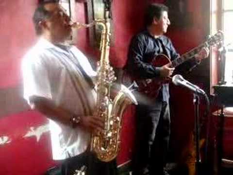 Johnny Gonzales solo on sax at Donerakie's