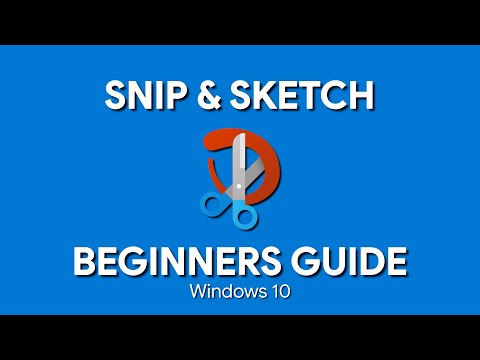 YouTube video about Create an Image of Your Screen with Snip & Sketch
