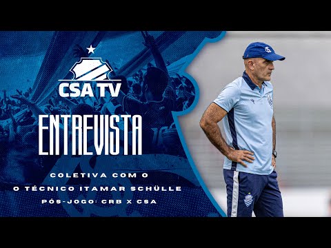 Coletiva pós-jogo com o técnico Itamar Schülle: CRB 2x0 CSA - CSA TV