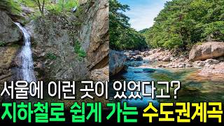 접근성 최고! 맑은 물과 울창한 숲, 정말 서울 맞아? 서울 경기 계곡 7곳 추천! #시니어여행 #여름피서지