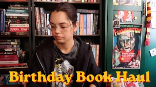 a very chill birthday book haul