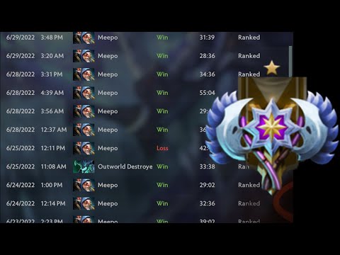 [dota 2 meepo gameplay] destroying ancient bracket as meepo