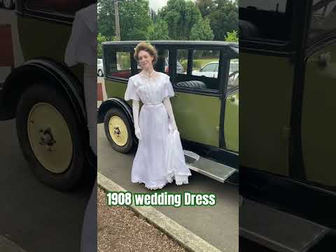 A wedding dress from 1908