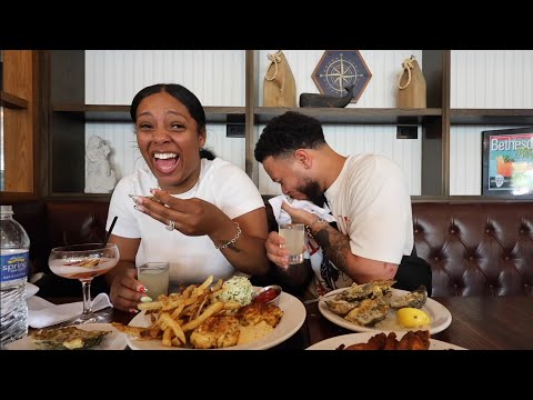 Eating at my first oyster bar…