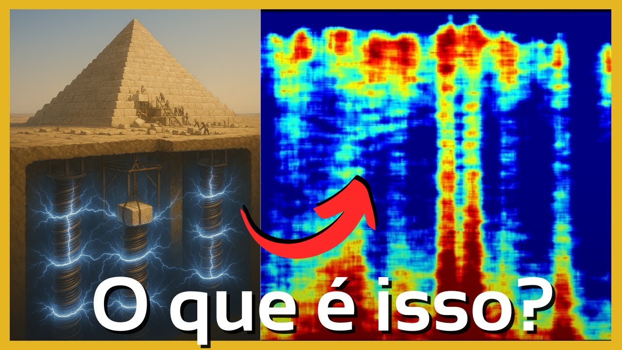 Mega estrutura ABAIXO DAS PIRÂMIDES?