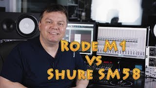 Video thumbnail for Rode M1 vs Shure SM58 by Marco Primeau Q & A