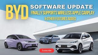 BYD New Software Update! Finally Supports Wireless Apple Carplay on BYD Atto 3 / Dolphin / Seal