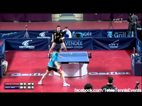 Simon Gauzy Vs Stéphane Ouaiche: 1/2 Final [France Championships 2014]