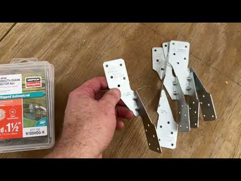 How To Install Hurricane Straps / Ties on your roof rafters - Are they needed to hold your roof?