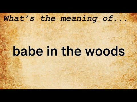 Babe in the Woods Meaning : Definition of Babe in the Woods