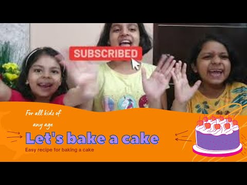 Shivi, Aadu and Sammy baking a cake. healthy and quick recipe..fun in lockdown...