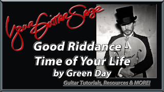 Good Riddance Time of Your Life by Green Day - Guitar Lesson