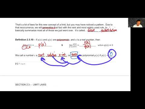 Calculus 1 - Section 2.3
