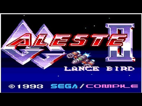 GG Aleste 2. 1cc Nintendo Switch. Aleste Collection. Sega Game Gear (No slow down)