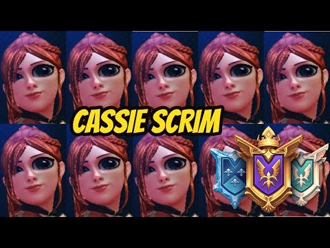 Cassie On Frog Isle (EU vs NA Paladins scrim)