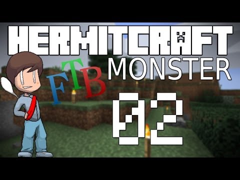 HermitCraft Monster w/ IAmSp00n: Episode 2 - Searching for Hermonsters (bad joke)