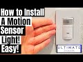 DIY Leviton Motion Sensor Light How To Install EASY INSTALL 20