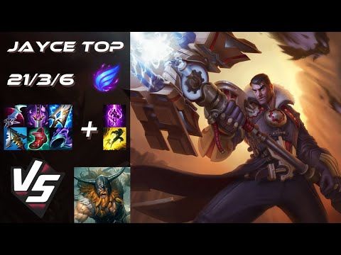 TOP Jayce vs Olaf - EU Challenger Patch 14.8