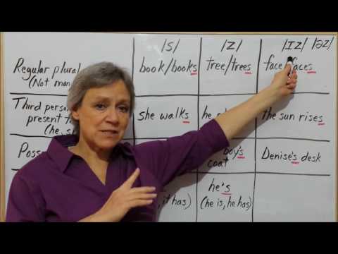 How to Pronounce S endings - American English Pronunciation - American Accent