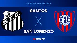 Santos 2 x 2 San Lorenzo - 20/05/2026 - Sul-Americana